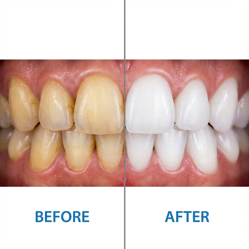Diş Beyazlatma Önce Sonra